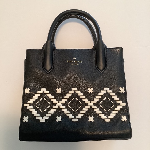 kate spade Handbags - Kate Spade Crossbody Black/ White Purse